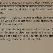 Java Applet Basics