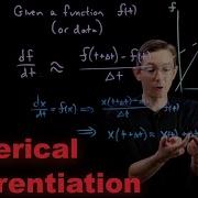 Numerical Differentiation With Finite Difference Derivatives