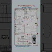 25 By 40 House Plan With Column Position Shorts Viral Floorplan Homeplan Homedesign Houseplan