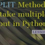 Python Multiple INPUT From USER In Hindi