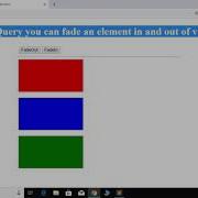 JQuery Tutorial In Hindi 14 JQuery Fading Effects In Hindi JQuery FadeIn And FadeOut Effects