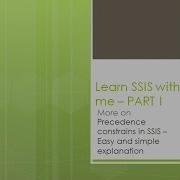 Expressions On Precedence Constrains In SSIS