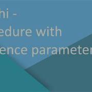Delphi Create A Procedure With A Reference Parameter