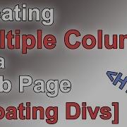 How To Build A Website 6 Multiple Column Layout CSS Tutorial