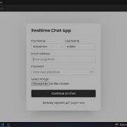 Realtime Chat App Project Using HTML CSS PHP MySQL Preview