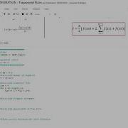 Trapezoidal Rule Python Code