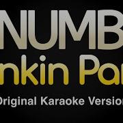 NUMB Linkin Park Karaoke Songs With Lyrics Original Key