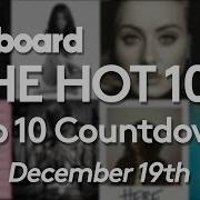 Official Billboard Hot 100 Top 10 December 19 2015 Countdown
