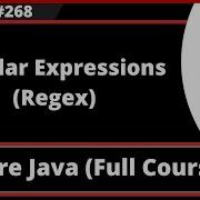 Java Part 268 Java Regex Regular Expressions