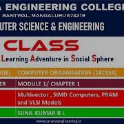 VTU ACA 17CS72 ACA Parallel Computer Models Multicomputer SIMD Computer PRAM VLSI M1 L3