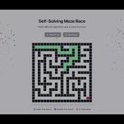 Self Solving Maze Race Game In ReactJS