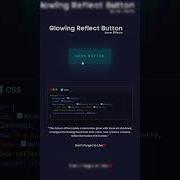 Create A Glowing Reflect Button With CSS Shorts Shortvideo Html5css3 Animationbutton