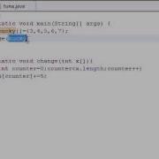 Java Programming Tutorial 32 Arrays In Methods Flv