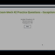 PCAP Module 2 Practice Test Python Exception Handling Questions Solutions