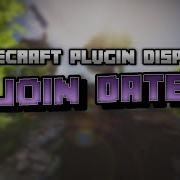 Minecraft Plugin Display Join Date