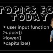 User Input Function Using Python 3