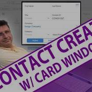 Stop Creating Dirty Data Controlled Contact Creation With Card Windows