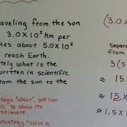Algebra I 5 4c Scientific Notation Word Problems