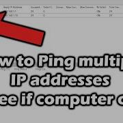 How To Ping Multiple IP Addresses