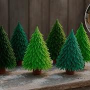 10 Christmas Trees In One Evening Adorable Mini Trees DIY Fast Easy Budget Friendly