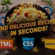 Build A Recipe Finder App With HTML CSS JAVASCRIPT The Spoonacular API