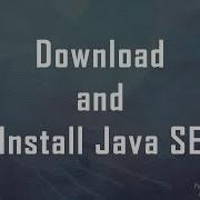 Download And Install Java SE