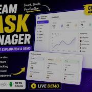 Team Task Manager Full Stack MERN Project Complete Project Idea Explanation Live Demo