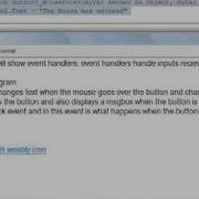 Basic Event Handlers Visual Basic