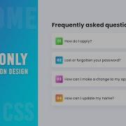 Simple Accordion Web Page Design Using Html CSS How To Create An FAQ Page
