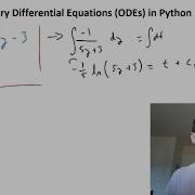 How To Solve Ordinary Differential Equations ODEs In Python