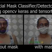 Facial Mask Detection Using OpenCV Keras And Tensorflow