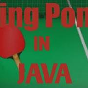 Simple Ping Pong Game Java Game Development