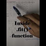 What Happens Inside Fit Function In Python