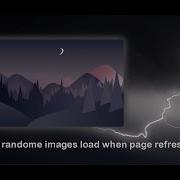 Awesome CSS JS Random Image Loader When Page Refresh Using Only HTML CSS JS