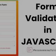 Registration Form Validation HTML CSS And JavaScript ProgrammingTutorTamil