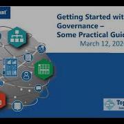 Getting Started With Data Governance Some Practical Guidance