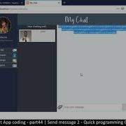 Live Chat App Part44 Send Message Cont Javascript AJAX HTML CSS JSON PHP MYSQL Tutorial