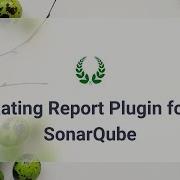 Rating Report Plugin For SonarQube