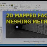 ANSYS Fluent Mapped Face Meshing Of A 2D Cylinder Full Tutorial