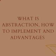 Java Oops Interview Question What Is The Abstraction How To Implement It And It S Advantages