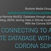 Downloading JSON Data From MySQL Using Lua Scripting In Solar 2D Corona SDK