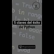 5 CLAVES DEL ÉXITO DE PYTHON Shorts