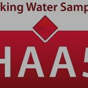 How To Sample Drinking Water For Haloacetic Acids HAA5 Analysis
