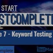 Fast Start TestComplete Module 7 Keyword Testing