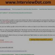 Explain Java Finalize Method Job Java Interview Question And Answer