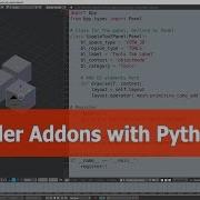 Blender Addons With Python Tutorial