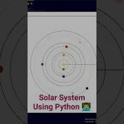 Solar System Using Python Turtle Module Coding Python Programming Pythonprogramming