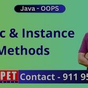 Java Static And Instance Methods In Java Ameerpet Technologies By Srinivas