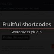 Fruitful Shortcodes WordPress Plugin