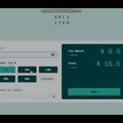 Tip Calculator HTML5 CSS Javascript